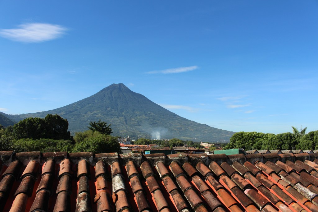 View from the roof of our resort.