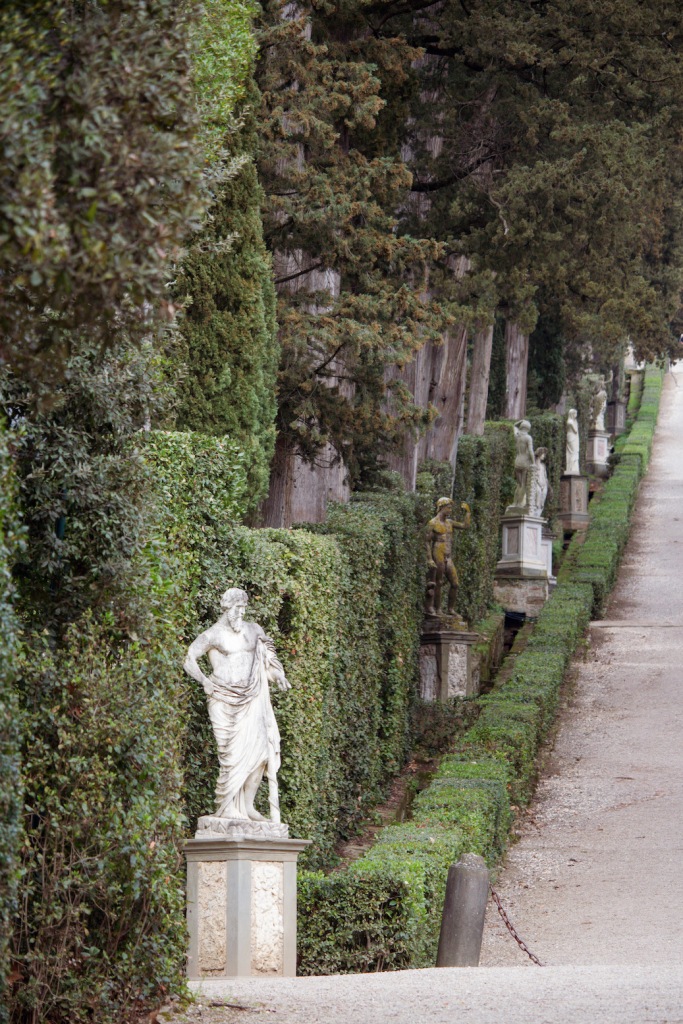 Boboli Gardens in Florence, Italy March 2024