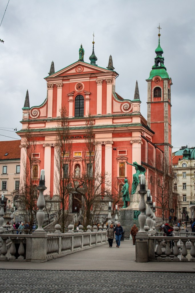 Triple Bridge, Ljubljana, Slovenia, March 2024