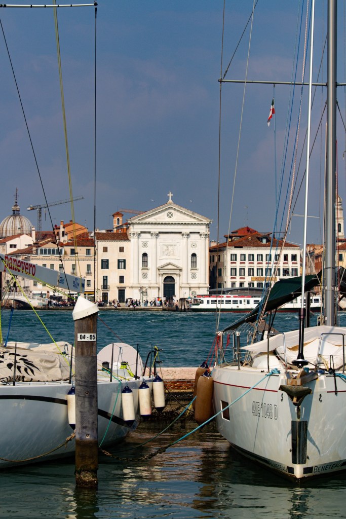 Views of Venice, Italy from San Giorgio Maggiore, March 2024