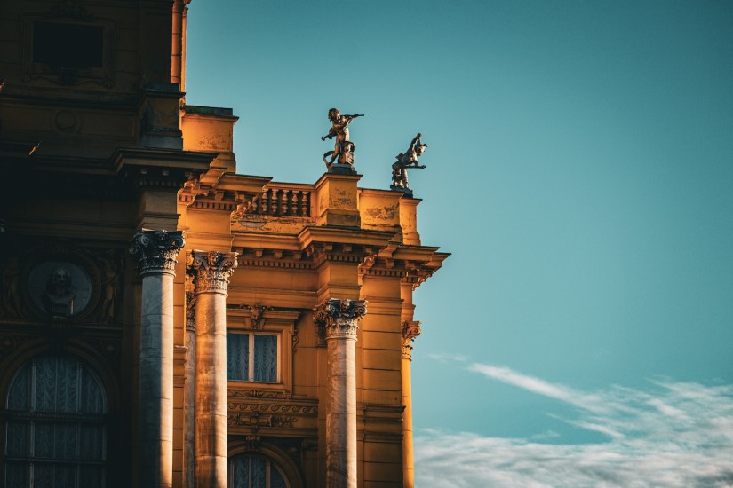 National Theatre in Zagreb, Croatia, March 2024