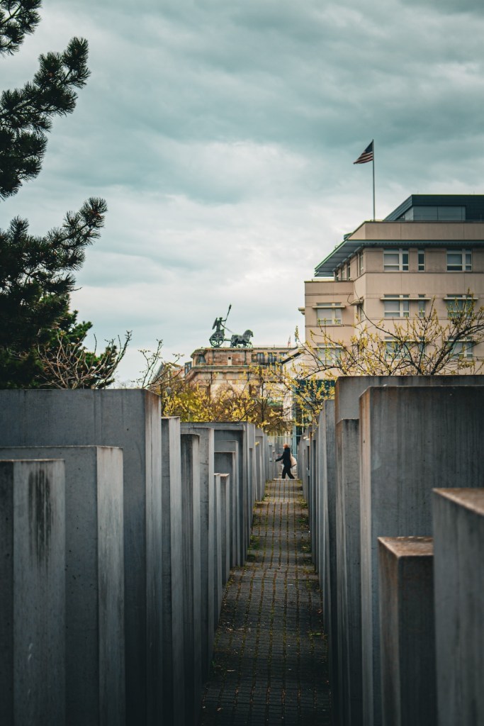 Memorial to the Murdered Jews of Europe in Berlin, Germany, April 2024