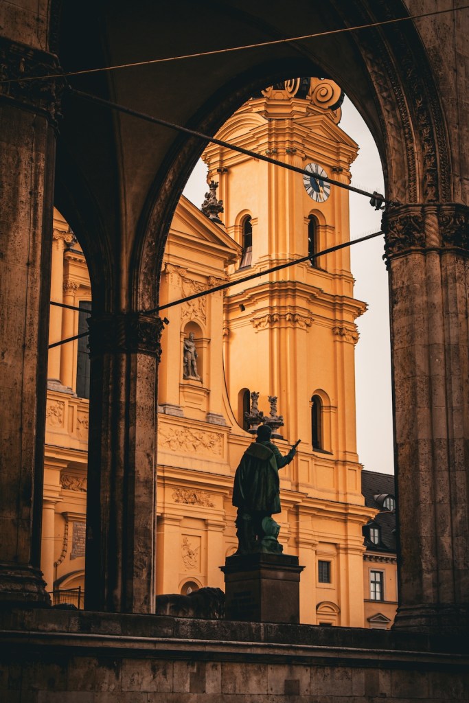 Feldherrnehalle in Munich, Germany April 2024
