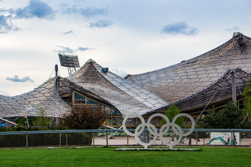 Olympic Park from the 1972 Summer Olympic Games in Munich, Germany, April 2024.