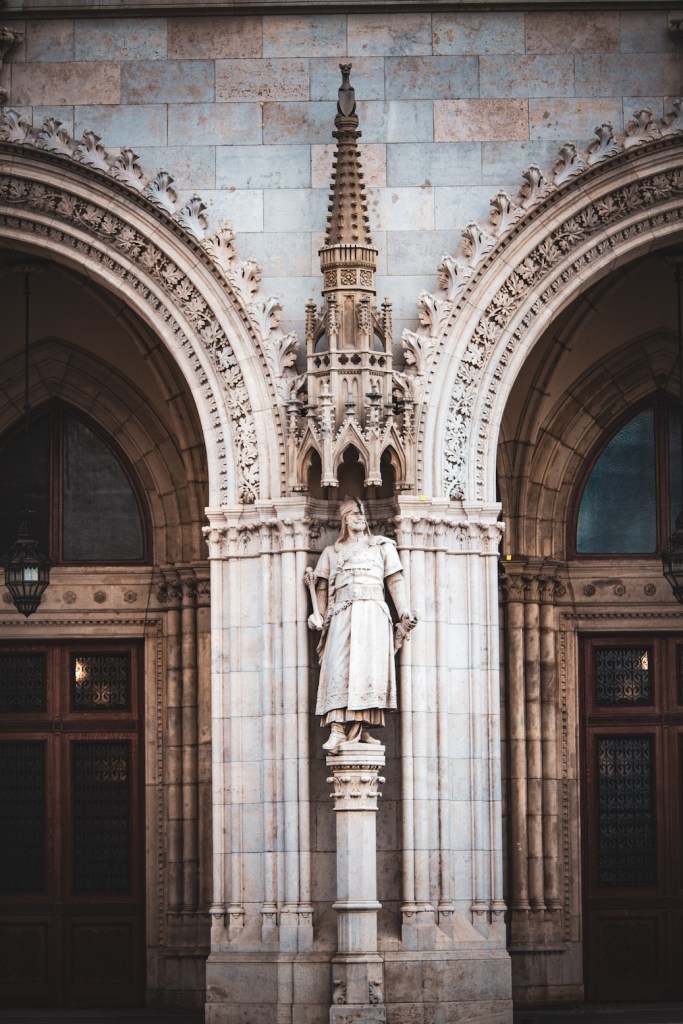 Hungarian Parliament Building in Budapest, Hungary, March 2024