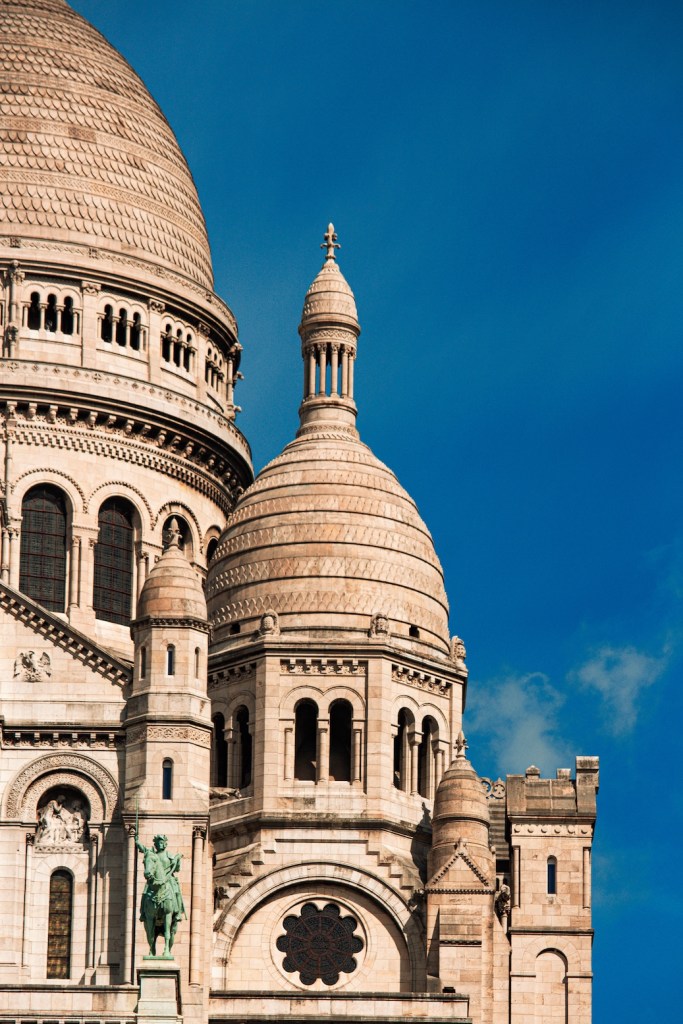 Basilique du Sacre-Coeur de Montmartre in Paris, France, April 2024